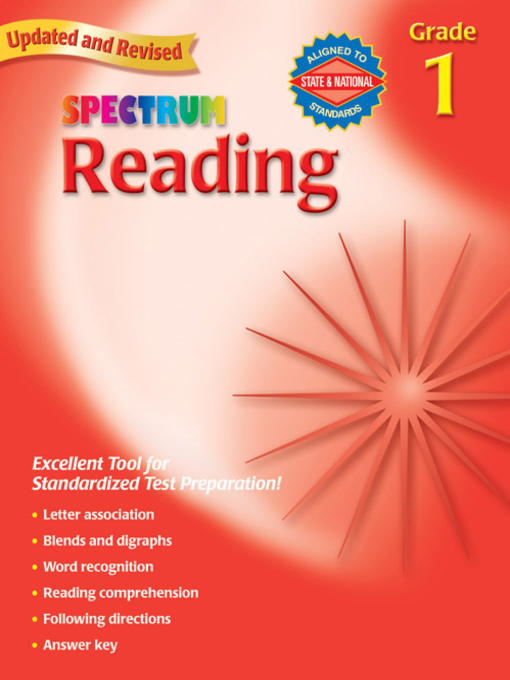 Title details for Spectrum Reading, Grade 1 by Spectrum - Available